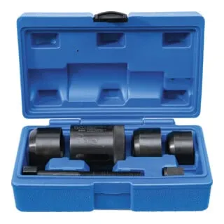 BGS Hinterachs-Führungsbuchsen-Werkzeug für BMW 5er/7er - Instandsetzung: Ideal für die präzise Montage und Demontage von Kugelgelenkbuchsen bei BMW 5er (E39) und 7er (E38) mit hochfestem Zubehör.