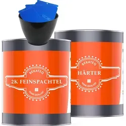 BEKATEQ BK-110EP Feinspachtel - Epoxidharz für präzise Reparaturen - Spachtelmassen für fugenlose Oberflächen. Der BK-110EP Feinspachtel bietet eine glatte Oberfläche und exzellente Haftung auf verschiedenen Materialien, ideal für KFZ und Boote.