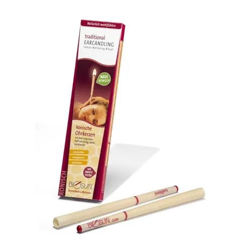 BIOSUN konische traditional Ohrkerzen 1 Paar von Biosun