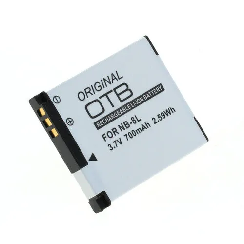 Akku für Canon PowerShop NB-8L A2200 A3100 IS A3000 IS A3200 IS A3300 IS 700mAh