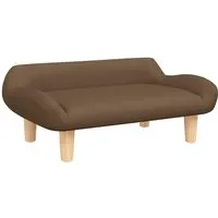 vidaXL Hundebett – Bequemes Hundesofa für kleine Hunde - Hundebett aus robustem Kiefernholz mit weicher Polsterung für höchsten Komfort. Ideal für entspannte Stunden und passt stilvoll in jedes Zuhause.