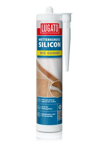Produktbild Lugato Wetterschutz Silicon Wie Gummi 310 ml transparent - Silikon außen