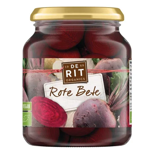 Rote Bete geschnitten 340g | DE RIT