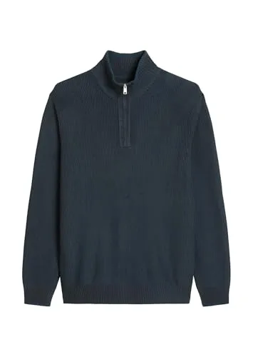 Marc O'Polo Troyer Regular aus softem Baumwolle-Schurwolle-Mix XXL, dunkelblau