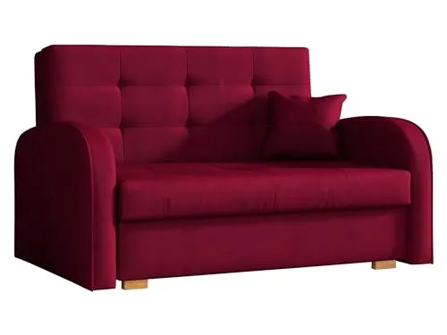 Mirjan24 Schlafsofa Viva Gold II in rot von Mirjan24