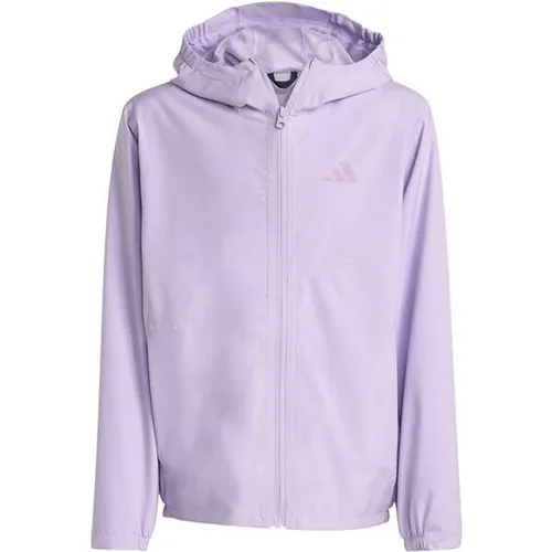 adidas Terrex Kids Multi 2 Layer Climaproof Regenjacke in lila von adidas