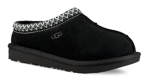 UGG K TASMAN II Hausschuh – Plateau Clog mit Ethno-Muster - Bequemer Plateau Clog in Größe 35 (3 US) mit wärmendem Innenmaterial aus Lammwolle und stylishen Ethno-Muster. Ideal für entspannte Tage zu Hause.