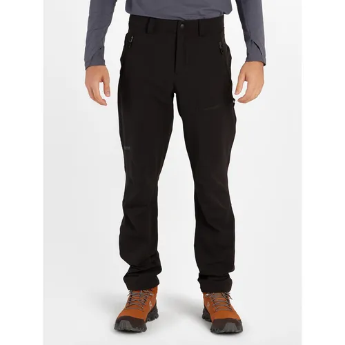 Marmot Herren Scree Hose (Größe L, schwarz) - Wanderhosen aus leichtem Softshell-Material, wind- und wasserabweisend für optimalen Komfort beim Outdoor-Abenteuer