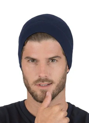 Trigema Herren Soft-Cap - Strickmützen für Herren, elastischer Feinripp für optimalen Sitz und Komfort, ideal als Unterziehmütze für kühle Tage.