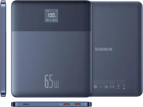Baseus Blade2 Powerbank 12000 mAh Blau - Leistungsstarke Powerbank mit 12000 mAh, ideal für unterwegs, um Ihre Geräte schnell und zuverlässig aufzuladen.
