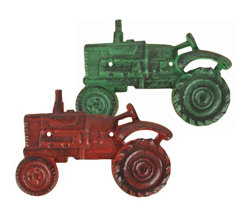 Esschert Design Flaschenöffner Traktor, Gusseisen, Wandflaschenöffner, TT206