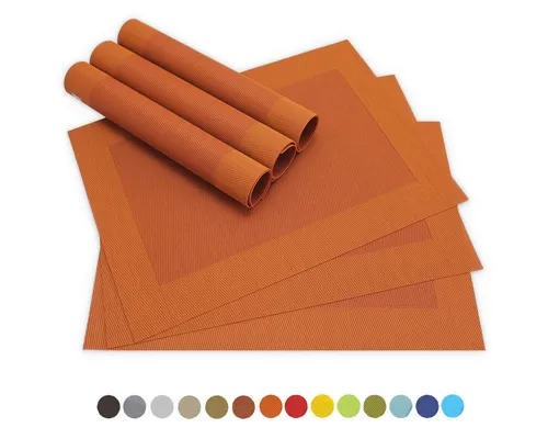 Tischsets Orange von matches21 HOME & HOBBY