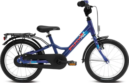 PUKY Kinderfahrrad YOUKE 16 - ultramarineblue, ideal für Kinder ab 4 Jahren mit tiefem Rahmeneinstieg und leichtem Aluminiumrahmen für optimalen Fahrspaß