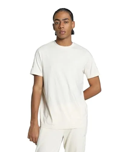 Puma Unisex ESS Tape Tee T-Shirts, New Navy,