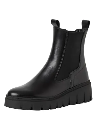 Tamaris Damen Stiefel in Schwarz, Größe 37 - Modischer Chelsea-Stiefel - Wanderschuhe mit TOUCH-IT Mittelsohlen-Technologie für höchsten Komfort und gepolsterte Innensohle, perfekt für stilvolle Freizeitlooks.
