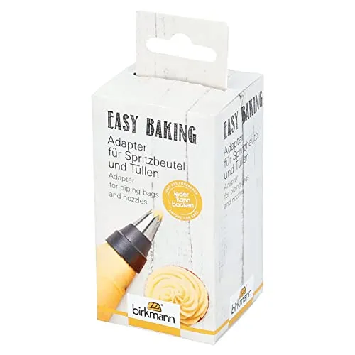 Birkmann, Adapter für Spritzbeutel und Tüllen, Easy Baking, aus lebensmittelechtem Kunsstoff