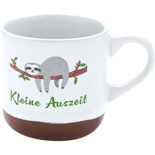 Sheepworld Porzellan Espresso Tasse mit Gravur Auszeit 100ml