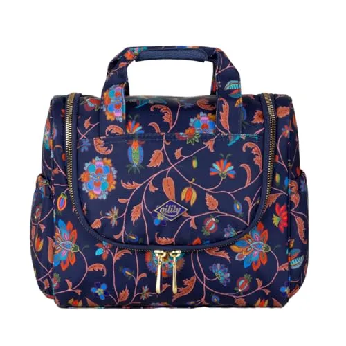 Oilily Kosmetiktasche Cathy - Praktisches Travel Kit - Reisetaschen mit abnehmbarem Spiegel und Aufhängehaken, ideal für die perfekte Organisation Ihrer Hygieneartikel auf Reisen.
