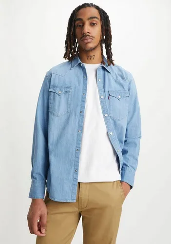 Levi's Herren Barstow Western Hemd Esta Noche, Größe S - Herrenhemden mit zeitloser US-Tradition, featuring Brusttaschen mit Knöpfen und ideal für den modernen Dresscode.