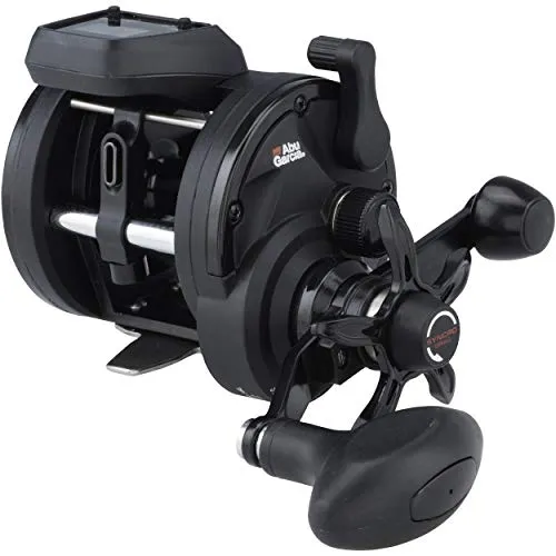 Abu Garcia Ambassadeur Altum DLC Angelrollen, Schwarz - Hochwertige Angelrolle mit digitalem Zeilenzähler für präzise Messungen und reibungslosem Betrieb dank 2 + 1 Kugellager, ideal für passionierte Angler.