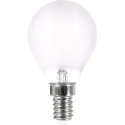 LightMe LED Filament Tropfen 4W = 40W E14 matt 470lm warmweiß 2700K DIMMBAR
