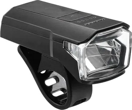 Trelock LS480 Lighthammer 80 Lux Akkuleuchte - Fahrradbeleuchtung mit 80 Lux Helligkeit, ideal für sicheres Fahren bei Dunkelheit und lange Akkulaufzeit für unbeschwertes Radeln.