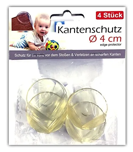Stück Kantenschutz rund inkl. Klebepads Ø 4 cm Tischkantenschutz Eckenschutz 4