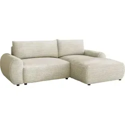 MIRJAN24 Ecksofa Bello – Stilvolles L-Form Sofa mit Schlaffunktion und Bettkasten - Ecksofa in L-Form mit praktischer Schlaffunktion und Bettkasten. Ideal für Wohnzimmer, bietet Komfort und Platz für Übernachtungsgäste.