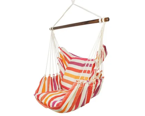 HOBEA-Germany Hängesessel Rosetta mit Kissenhüllen in pink von HOBEA