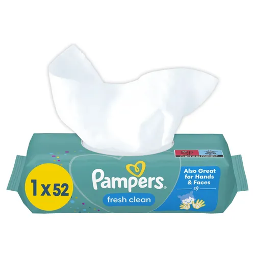 Pampers Feuchte Tücher Fresh Clean 1x Babyfeuchttücher, 52 Stück