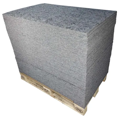Robuste Vliesfaserplatte 200x 1,2m x 0,8m - Abdeckvlies aus 100% Recyclingfasern, ideal für umweltbewusste Projekte und optimalen Schutz der Untergründe.