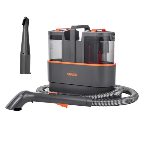 VEVOR Tragbare Teppichreinigungsmaschine - Waschsauger mit 11,5 KPa Saugleistung, ideal für gründliche Teppich- und Polsterreinigung, kompakt und leistungsstark für den täglichen Einsatz.