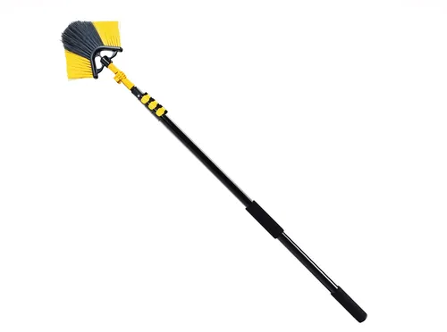 Neustanlo Teleskopstiel Eckbesen 2.0 - Gerätestiele mit intuitivem Schnellspannsystem, bis 400 cm ausziehbar, perfekt für die Pflege von Haus und Garten.