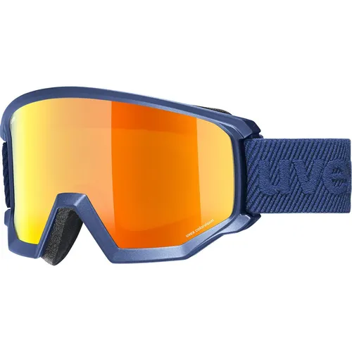 uvex athletic CV Skibrille - beschlagfrei für Damen und Herren - Skibrille mit Filterkategorie 2 für mittlere Sonneneinstrahlung, anti-fog Technologie für maximalen Durchblick und ideal für Brillenträger geeignet.