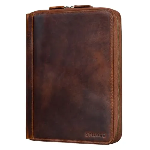 STILORD 'Ferris' Vintage Leder Dokumentenmappe von STILORD