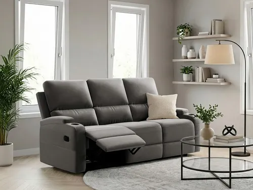 OTTO home 3-Sitzer Napori, Kinosofa mit 2 x Relaxfunktion und Getränkehalter