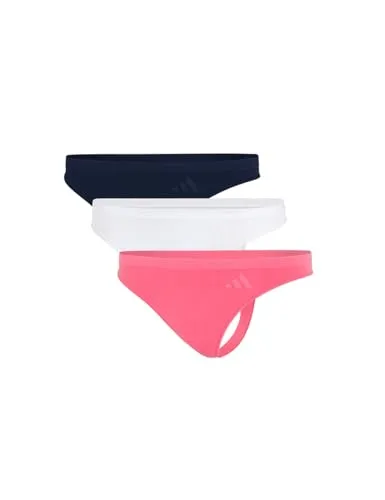 adidas Damen Low Rise Thong (3PK) - Bequeme Sportliche Tangahöschen - Funktionsunterwäsche mit nahtlosem Design für höchsten Tragekomfort, ideal für den aktiven Lebensstil.