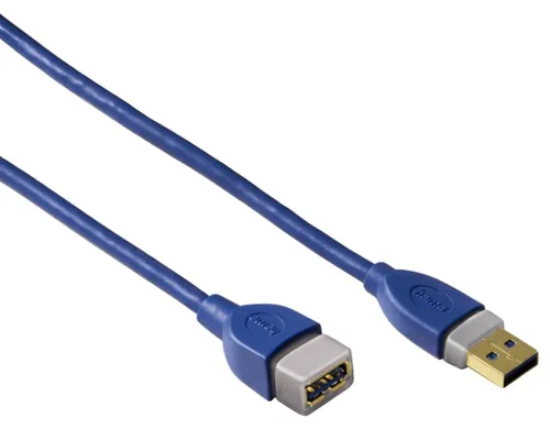 Hama USB 3.0 Verlängerung 1,8m Verlängerungs-Kabel für PC Webcam Hub Drucker HDD
