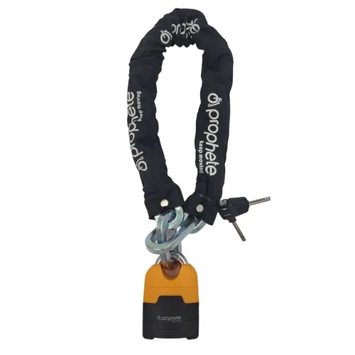 Prophete Kettenschloss Fahrrad Art**** schwarz/orange 90 cm Sicherheitsstufe 7+