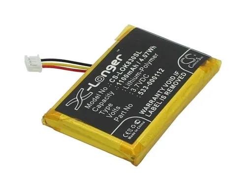 AccuCell Ersatz-Akku LiPoly 3,7V 1100mAh passend für Logitech K830 Akku 1100 mAh (3,7 V)