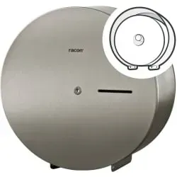 racon® X GR anti-finger-print Toilettenpapier-Spender 120 747 , Edelstahl, antifingerprint mit Füllstandanzeige und Abrisskante