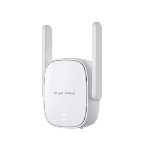 Ruijie Reyee RG-EW300R Router - Wi-Fi Range Extender mit 300 Mbps, ideal für stabiles Internet im ganzen Haus, unterstützt 802.11b/g/n und 2.4 GHz 2×2 MIMO.