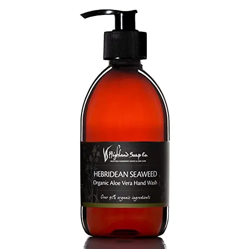 The Highland Soap Company Hebridean Seetang Handwäsche, 300 ml, organische, natürliche, antibakterielle Formel mit Seetang und ätherischen Ölen