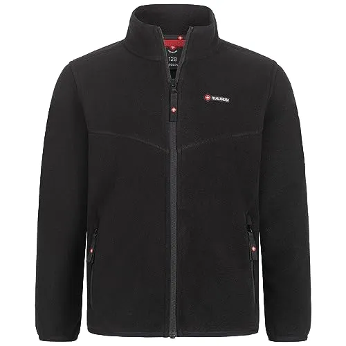 Höhenhorn 43i14 Leggon Kinder Fleece Jacke Schwarz Gr. 128