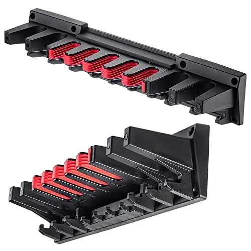 KADAX Werkzeug-Wandhalter, Klammerleisten in verschiedenen Größen, Schraubenregal mit Hacken, Zangenhalter, Klemmhalter für Schraubendreher, Ringschlüssel (60cm)