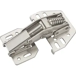 So-tech - Junker Aufschraubscharnier 90° Mit Montageanschlag (stahl, Vernickelt, Verstellbar) Für Klappen Caravanscharnier Zum Anschrauben