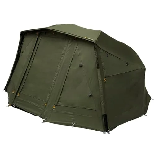 Prologic Inspire Brolly System 55Inch - Angelzelt für Karpfenangler - Angelzelt von Prologic mit den Maßen 130x230x180cm, leicht und einfach zu transportieren mit nur 10,5kg - ideal für lange Angeltage.