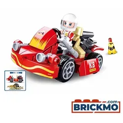 Sluban Pullback Auto Go-Kart M38-B0899