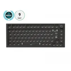 Glorious GMMK Pro Black Slate 75% TKL Tastatur - Barebone, ISO-Layout - Modulare 75% TKL Gaming-Tastatur mit RGB-Beleuchtung und Anti-Ghosting, ideal für individuelle Anpassungen und ein optimales Spielerlebnis.