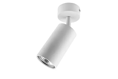 Aufbau Spot 1-flammig GU10 682 matt weiss | Deckenleuchte Aufbauleuchte Deckenspot Lampenkopf Schwenkbar Justierbar
